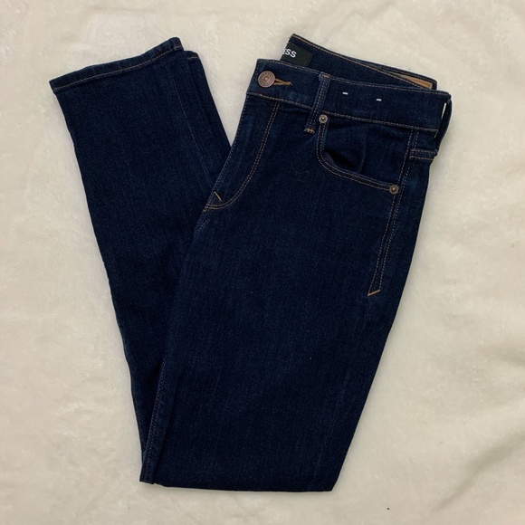 Express Navy Skinny Jeans